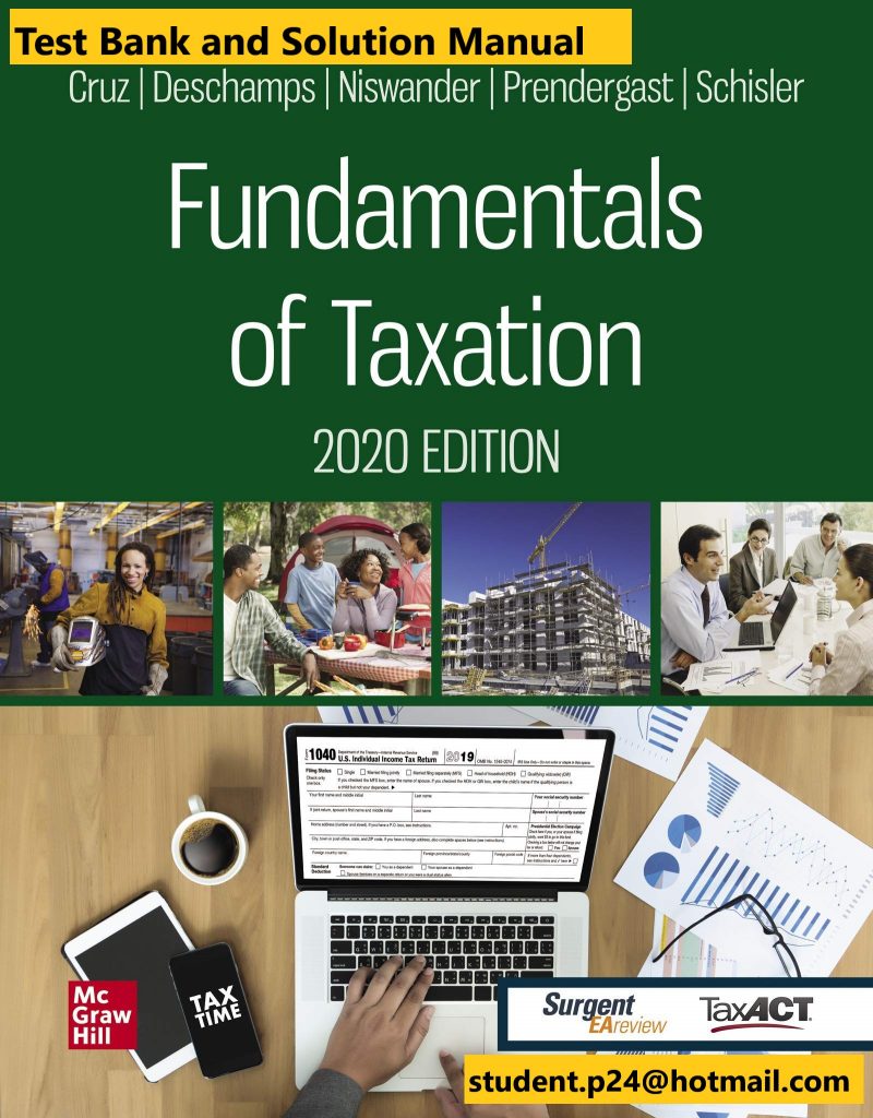 Fundamentals of Taxation 2020 Edition 13th Edition By Ana Cruz Test Bank and Solution Manual 800x1024 1